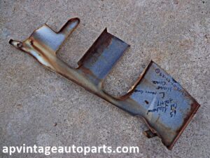 1963 Cadillac door hinge jamb cover splash shield