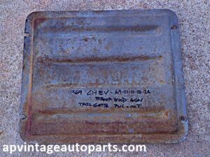 1969 Chevy Brookwood wagon tailgate
