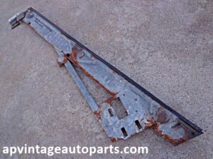 1968 Cadillac 2 dr ht passenger door glass track mount