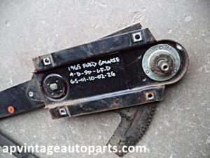 1965 1968 Ford Galaxie 4 dr sedan window regulator LH front